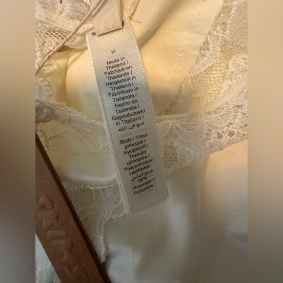 Skims Woven Shine lace Midi Slip Dress - Picture 7 of 10